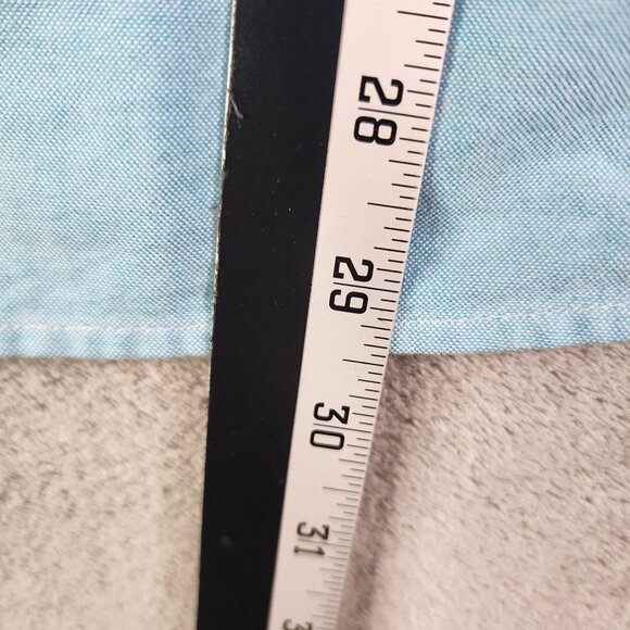 Men's Gap Light Blue Shirt Long Sleeve Button Down 100% Cotton Size L - Picture 10 of 11